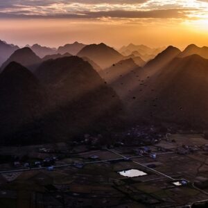 Sunrise-on-Bac-Son-valley-2 Sunrise-on-Bac-Son-valley-2