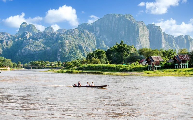 10. Admire the cliffs of Vang Vieng Vang Vieng